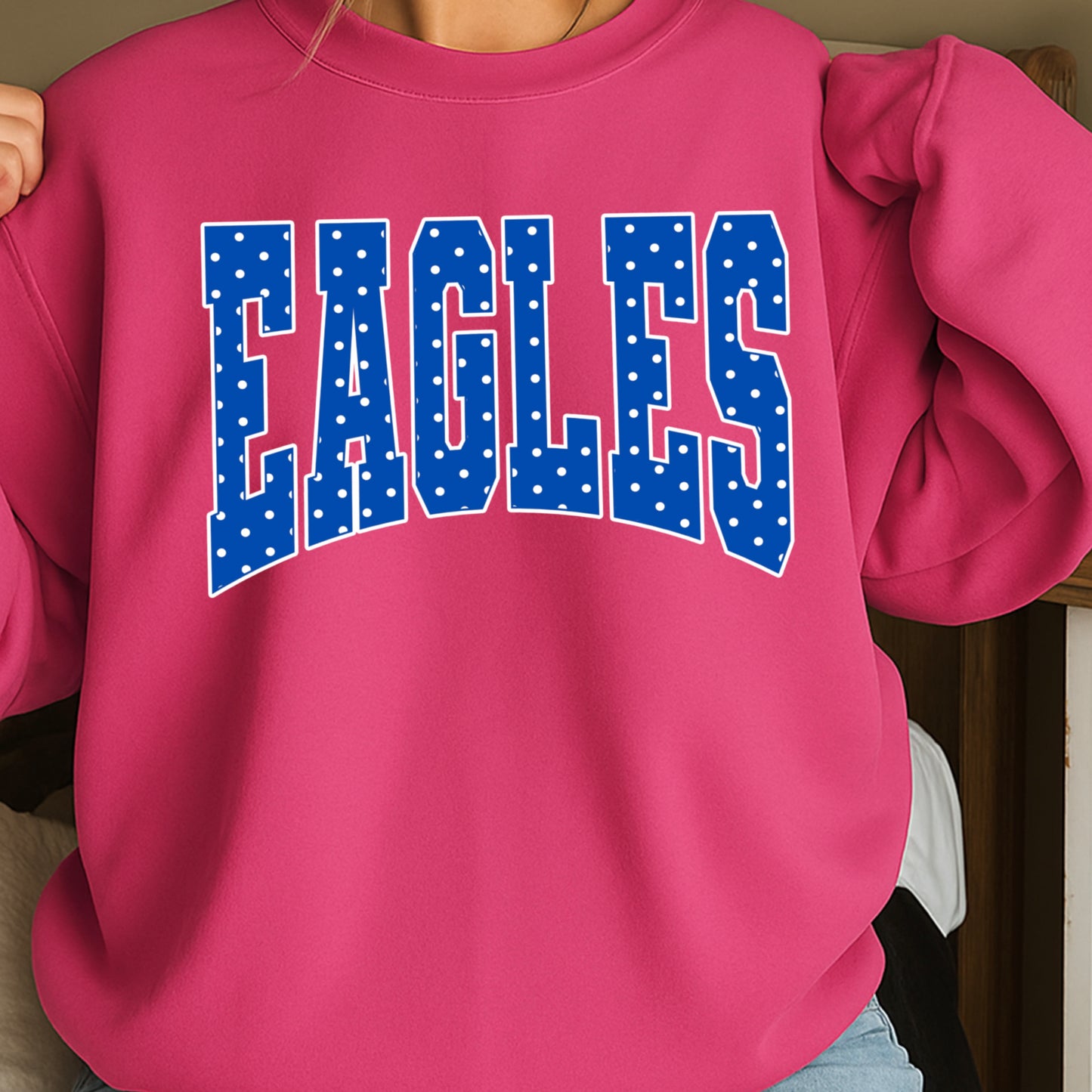 Eagles Polka Dot Crewneck Sweatshirt