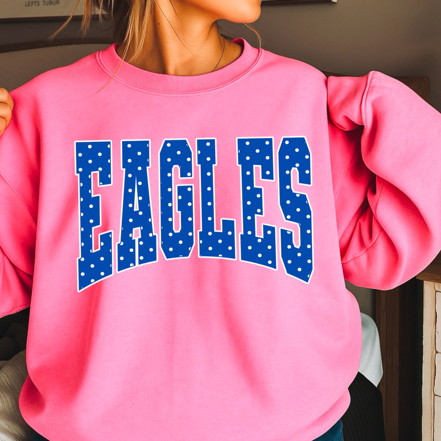 Eagles Polka Dot Crewneck Sweatshirt
