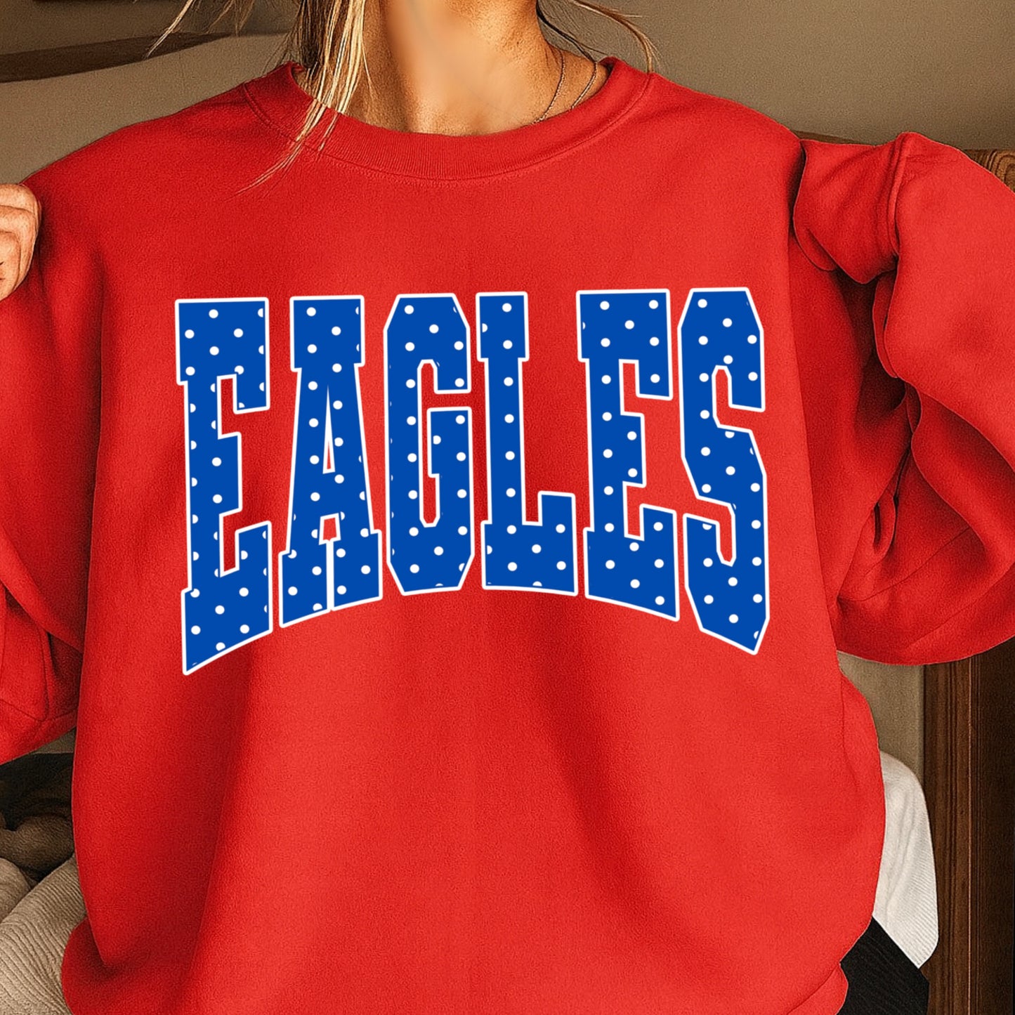 Eagles Polka Dot Crewneck Sweatshirt