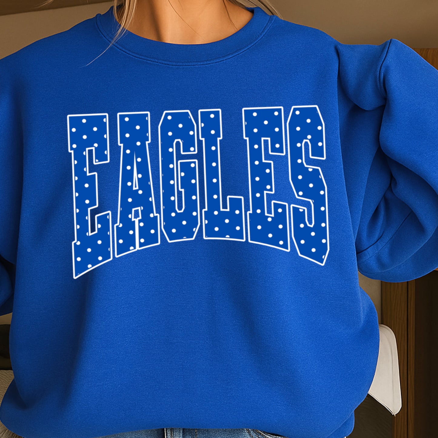 Eagles Polka Dot Crewneck Sweatshirt