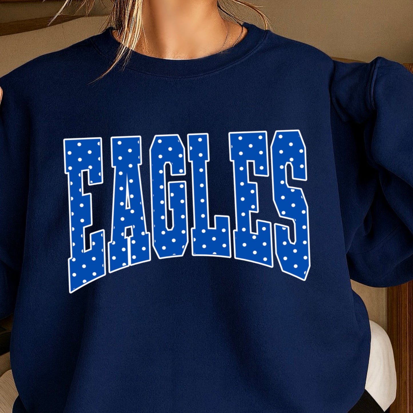 Eagles Polka Dot Crewneck Sweatshirt