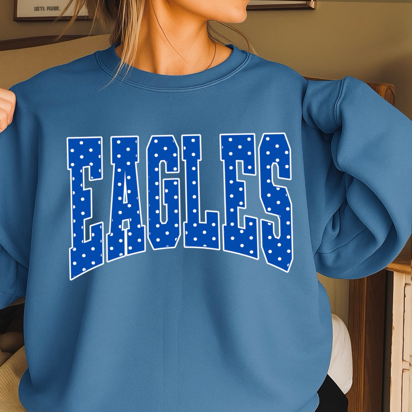 Eagles Polka Dot Crewneck Sweatshirt