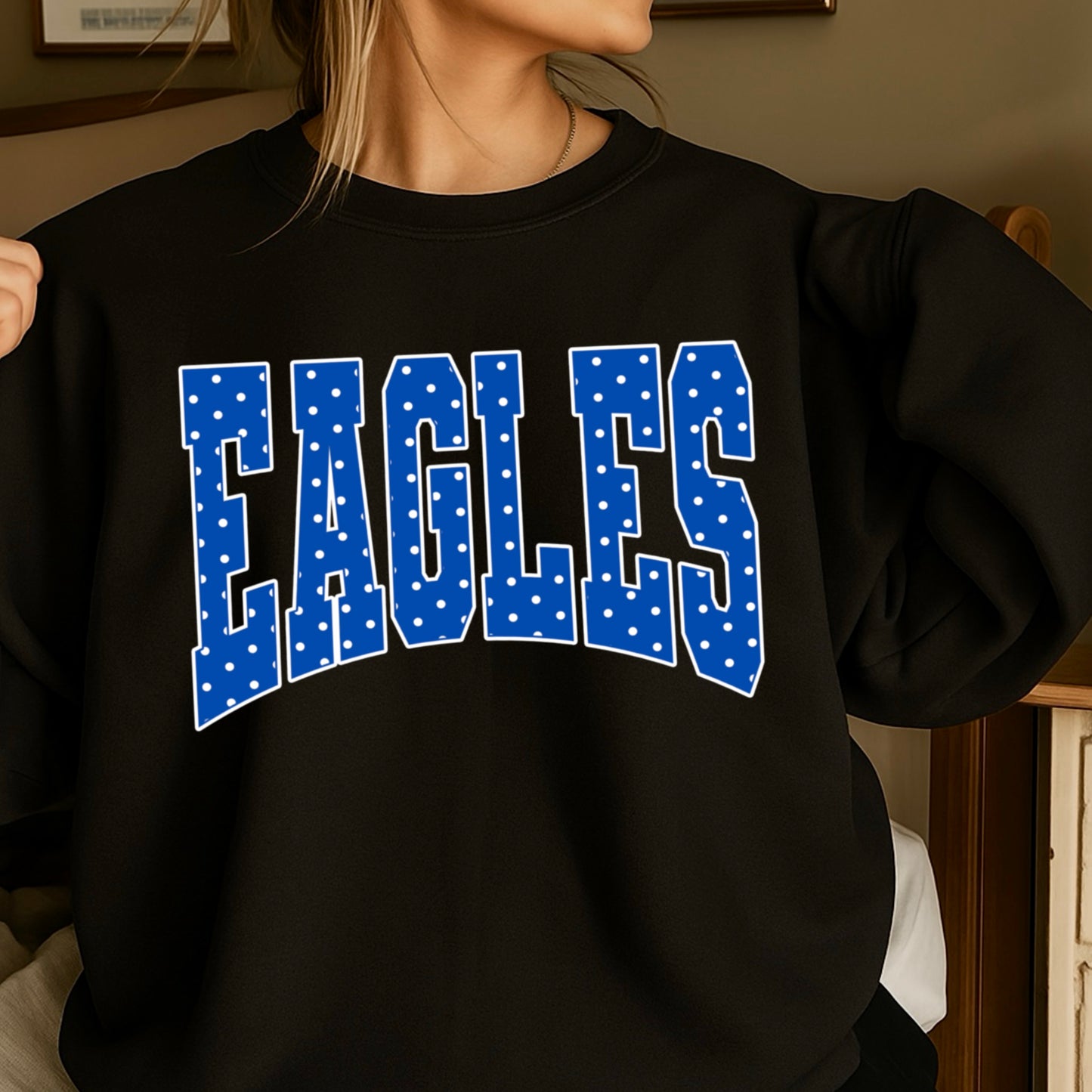 Eagles Polka Dot Crewneck Sweatshirt