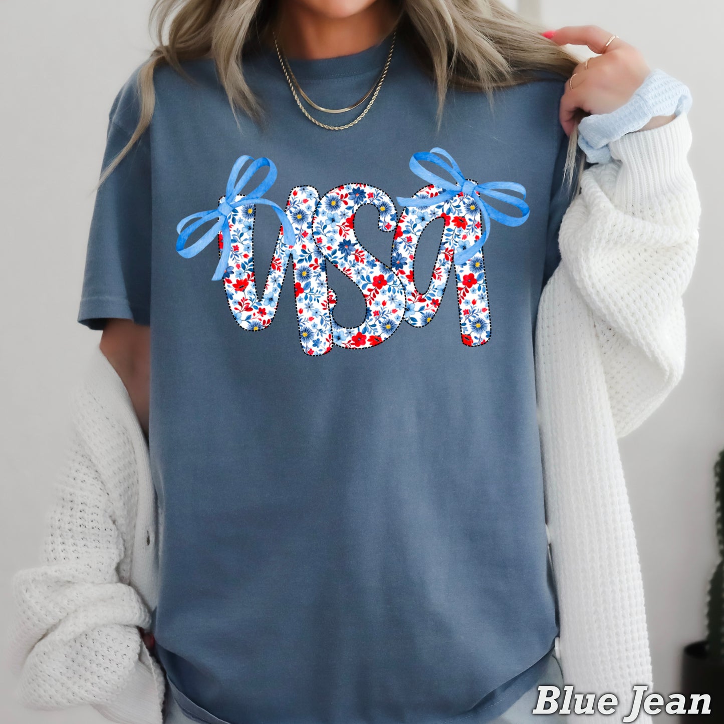 USA Bows Comfort Color Graphic Tee