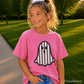 Lace Ghost Halloween Youth Comfort Color T-Shirt