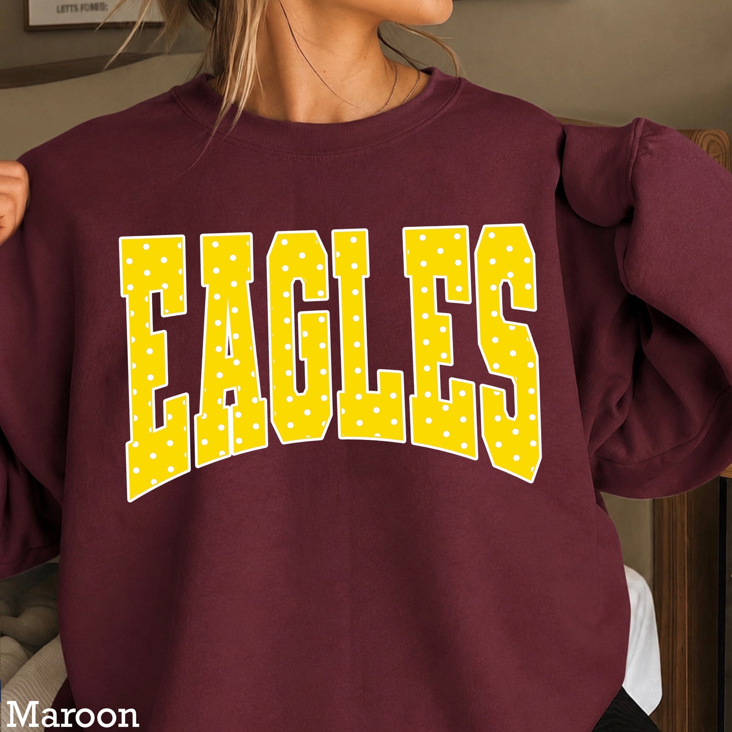 Eagles Polka Dot Crewneck Sweatshirt