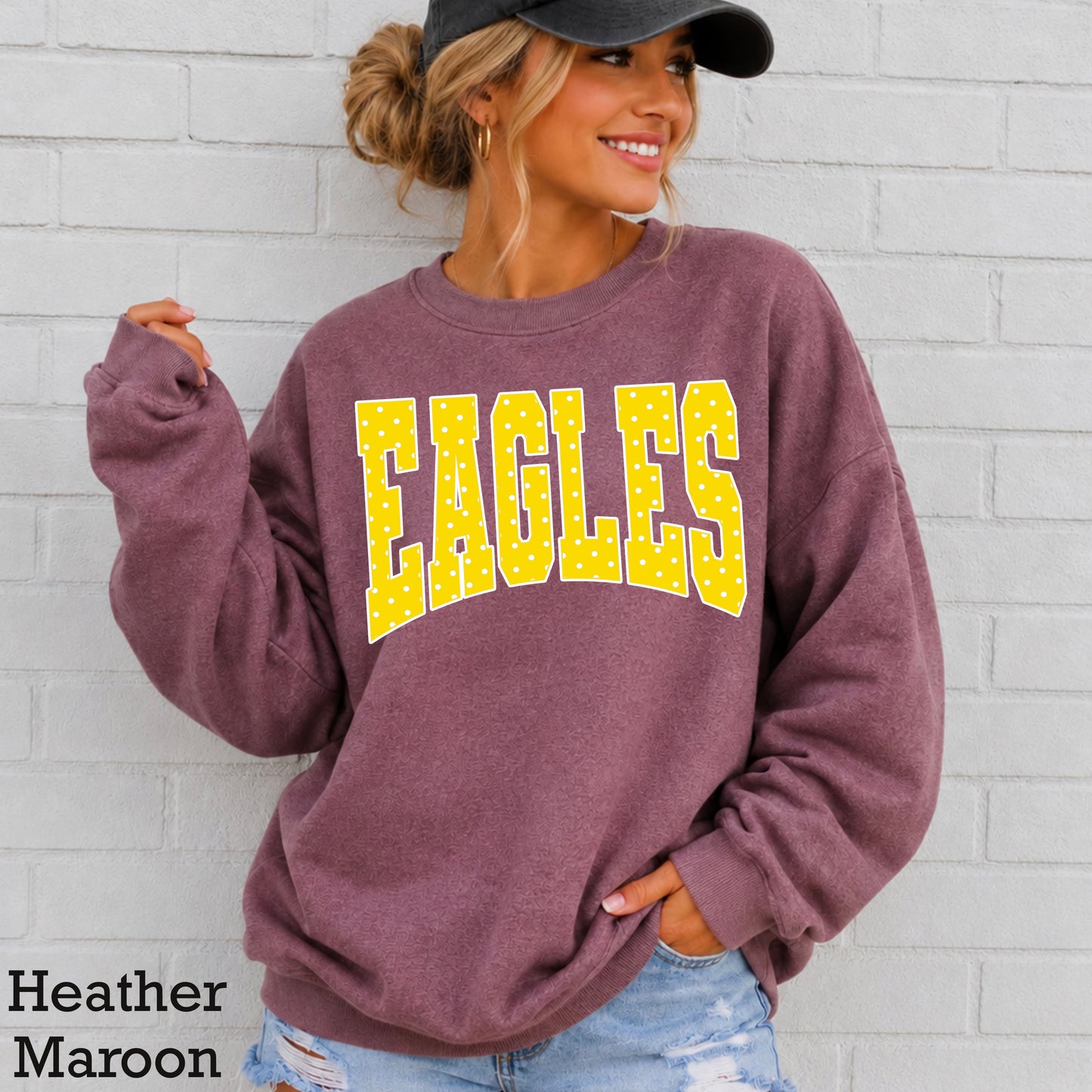 Eagles Polka Dot Crewneck Sweatshirt