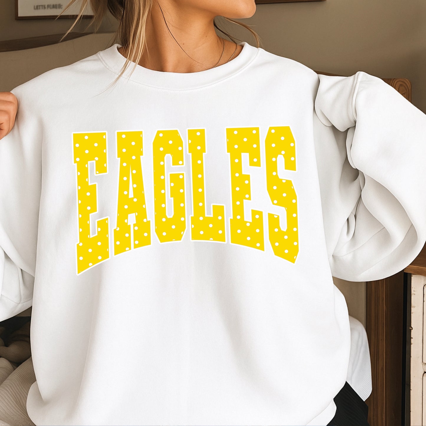 Eagles Polka Dot Crewneck Sweatshirt