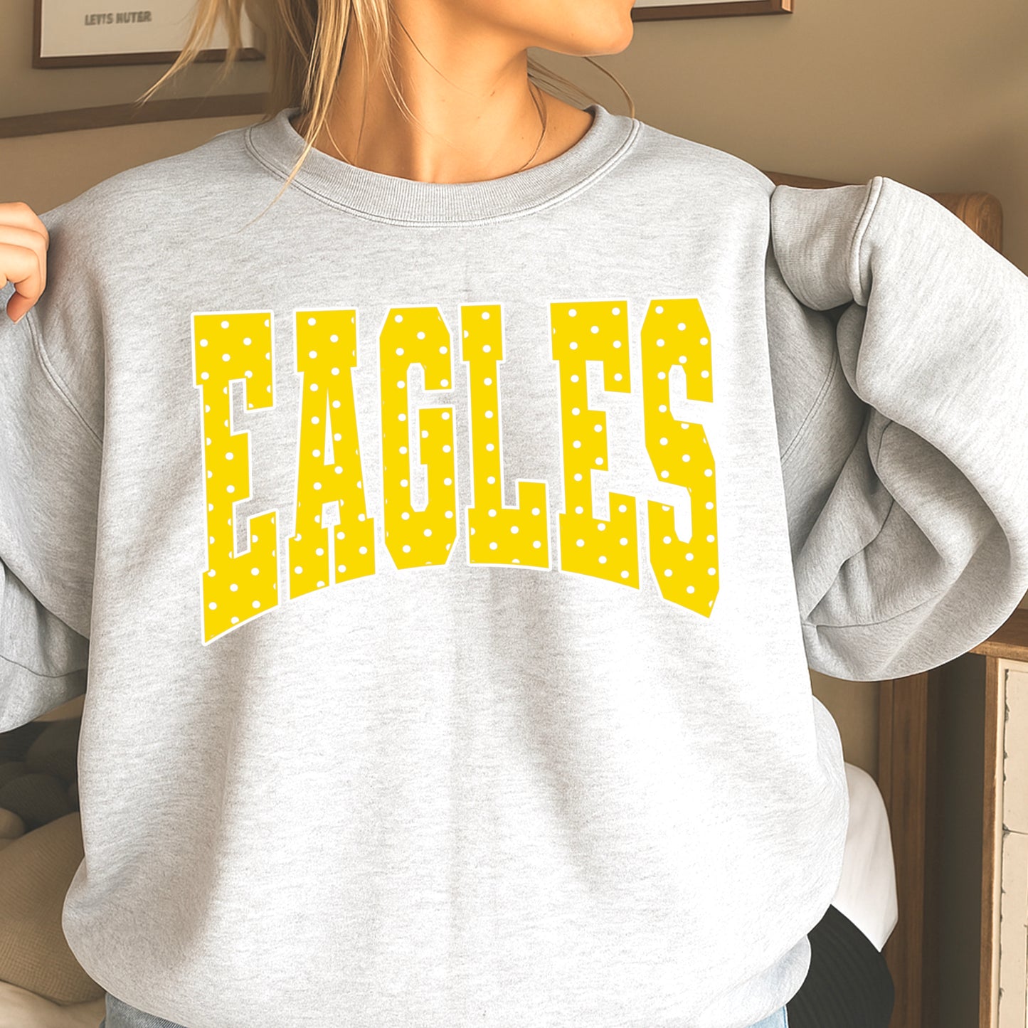 Eagles Polka Dot Crewneck Sweatshirt