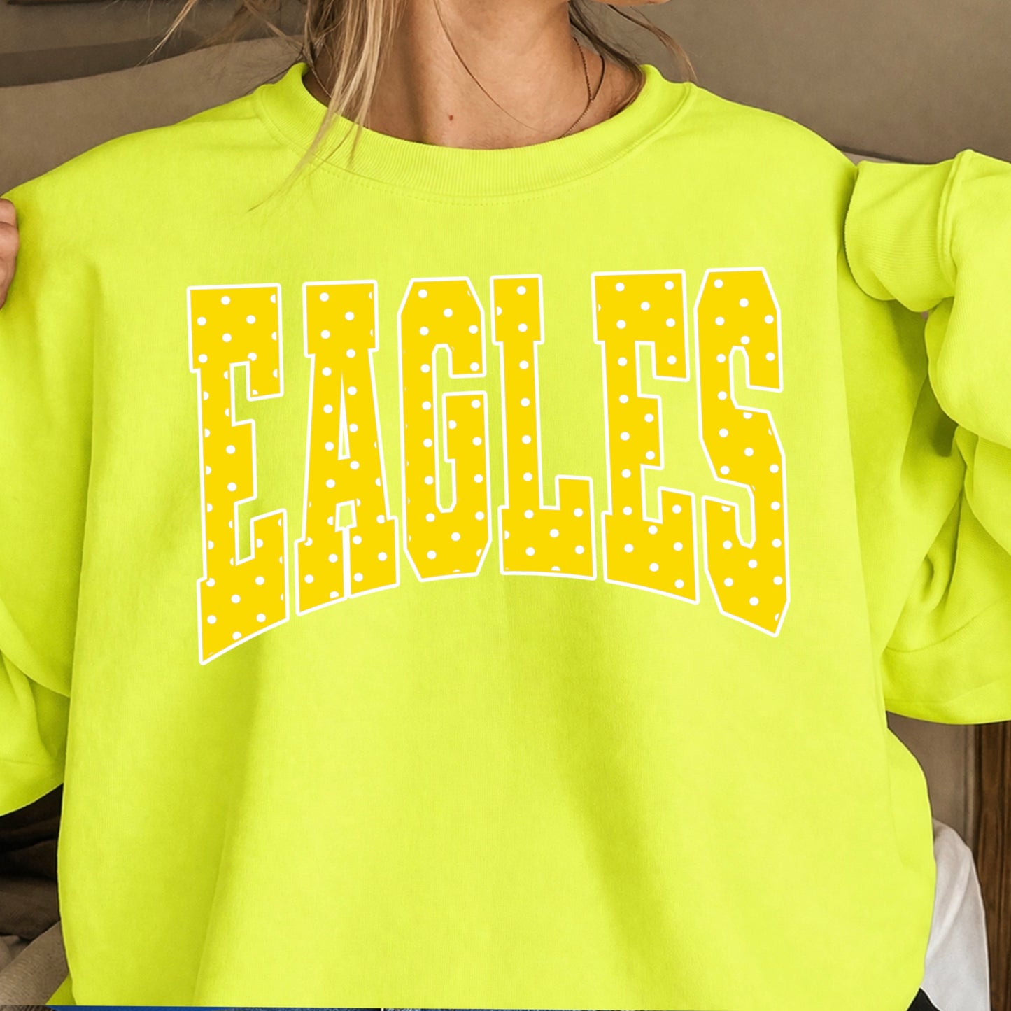 Eagles Polka Dot Crewneck Sweatshirt