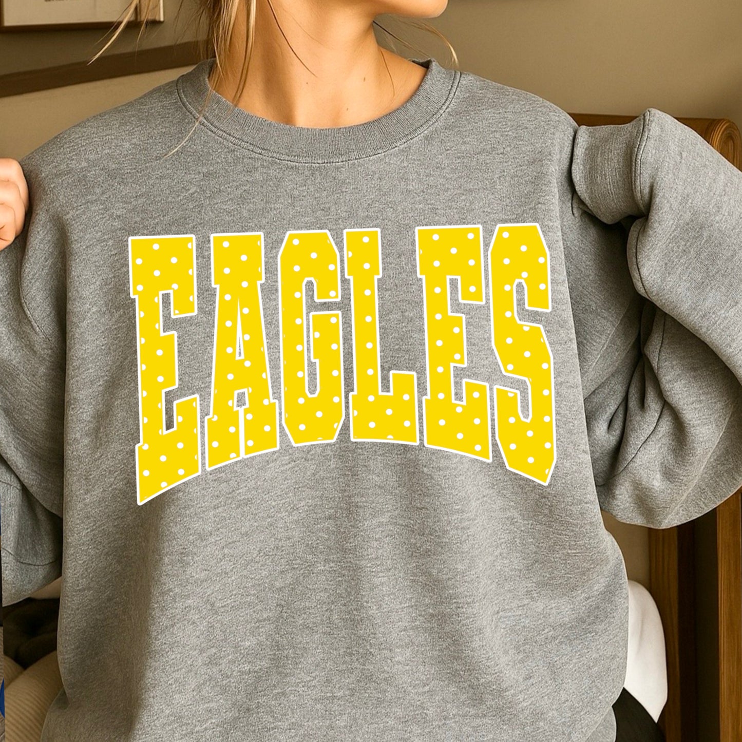 Eagles Polka Dot Crewneck Sweatshirt