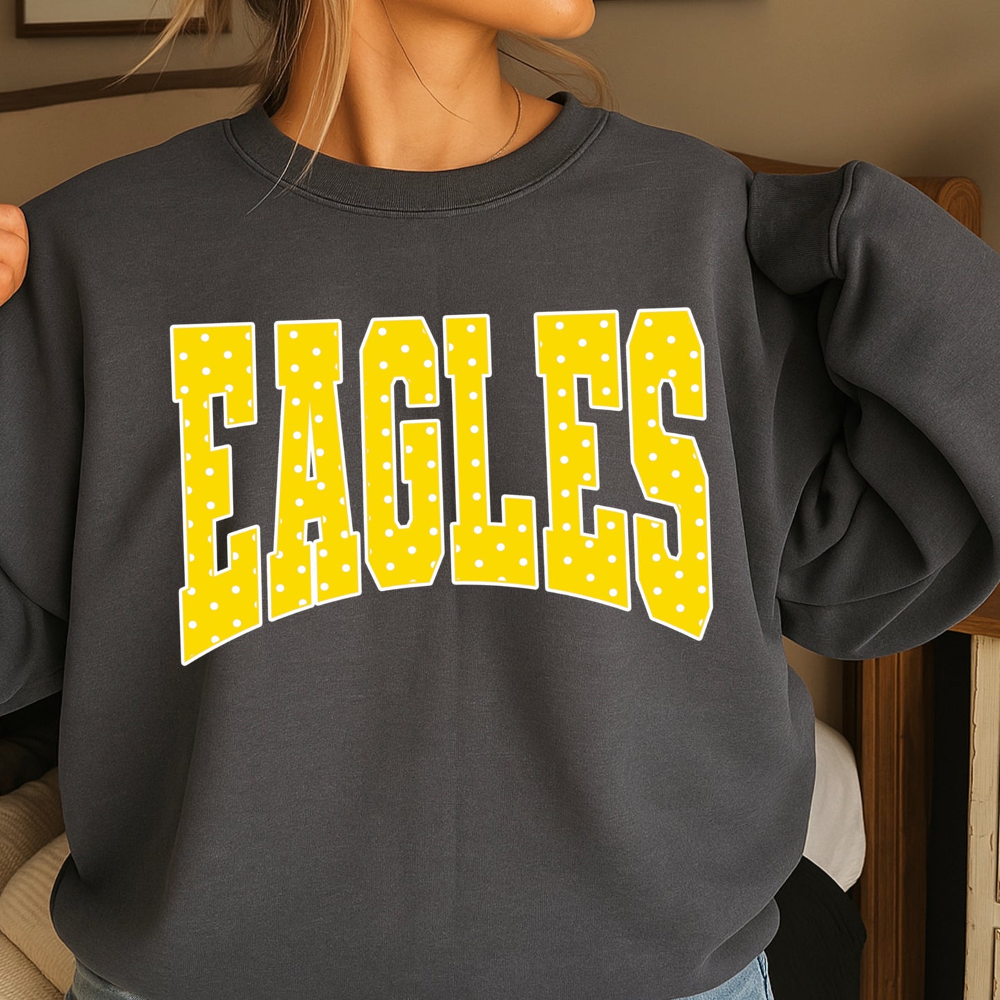 Eagles Polka Dot Crewneck Sweatshirt