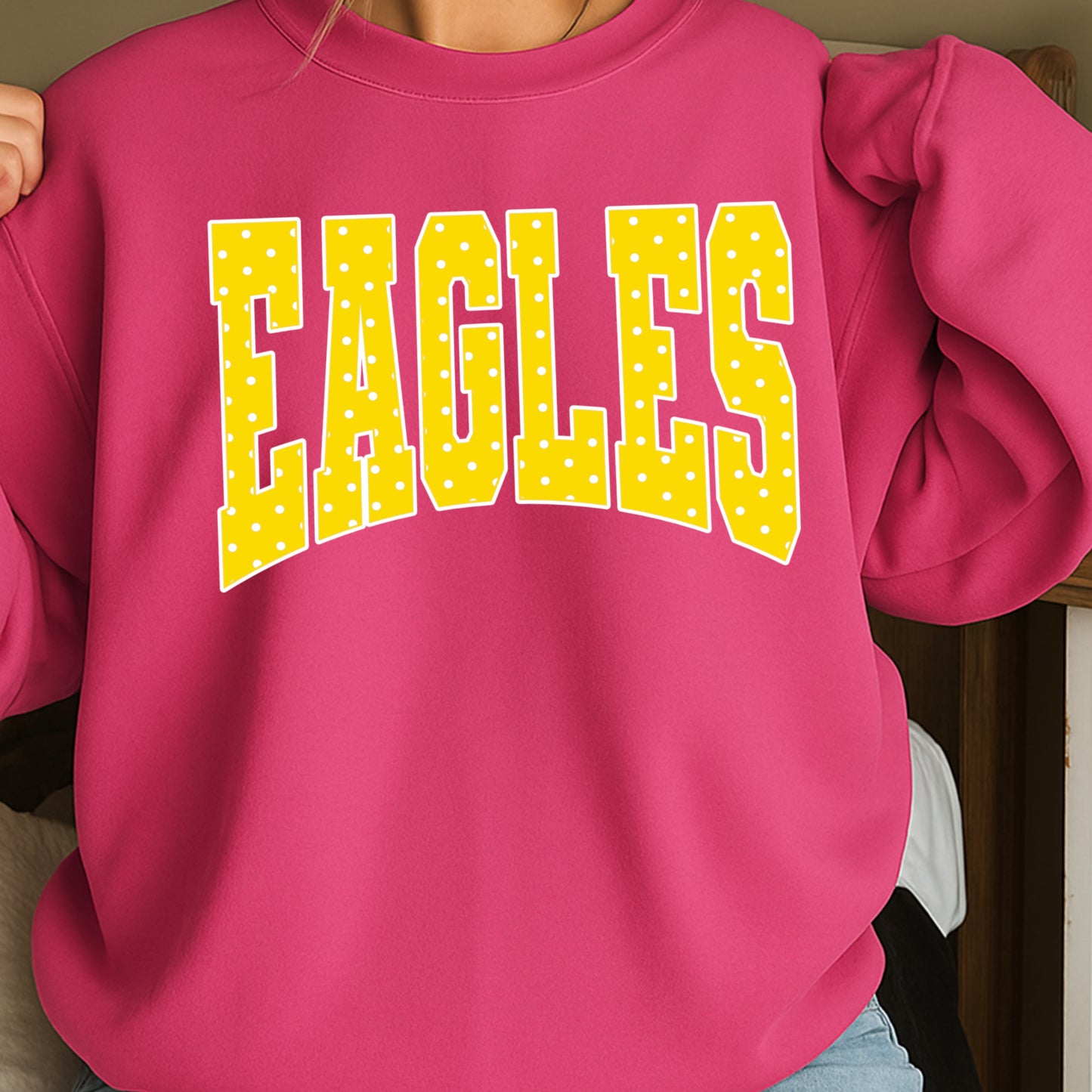 Eagles Polka Dot Crewneck Sweatshirt