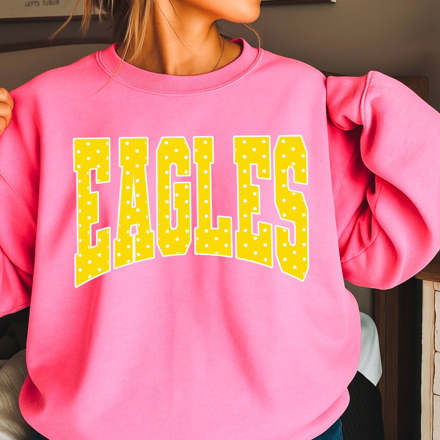 Eagles Polka Dot Crewneck Sweatshirt