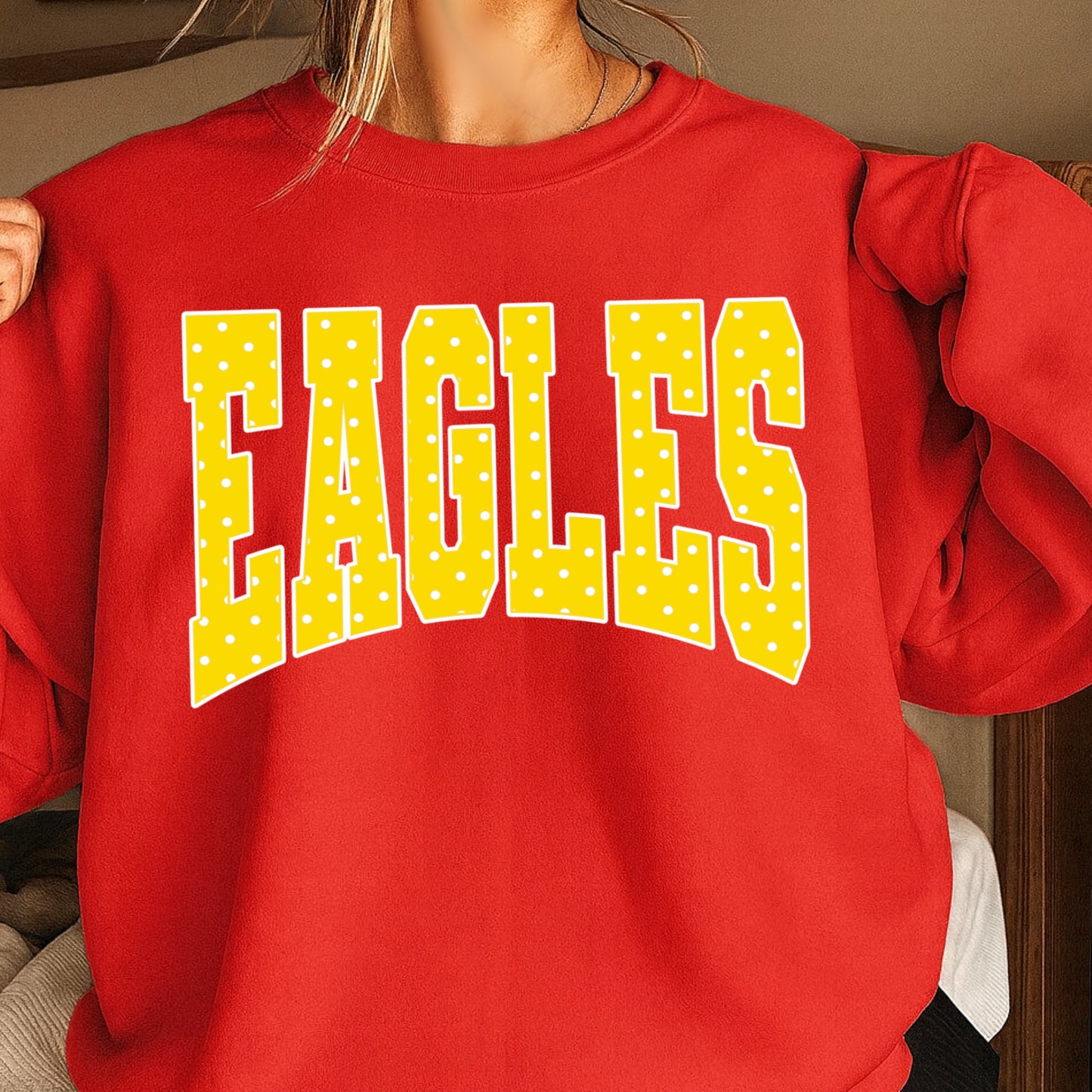 Eagles Polka Dot Crewneck Sweatshirt