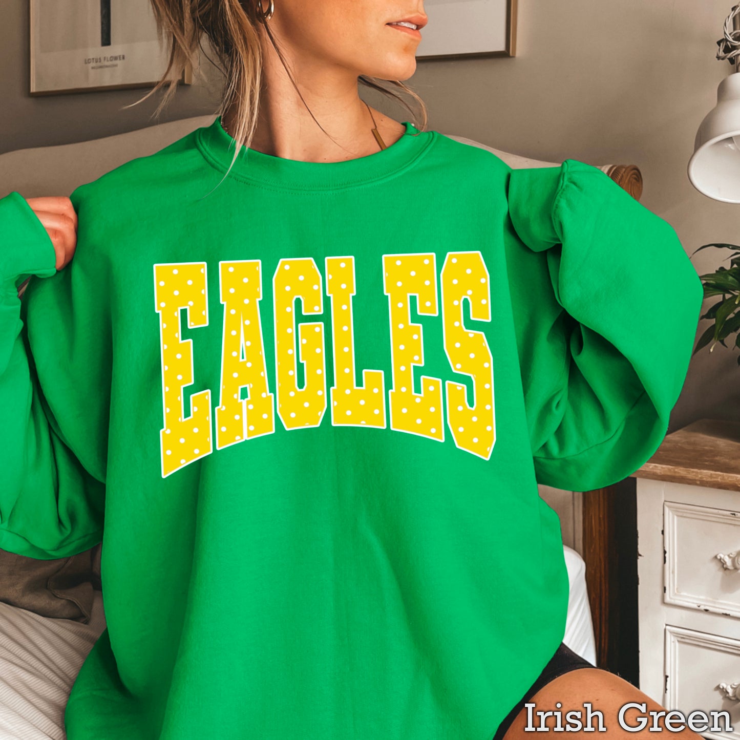 Eagles Polka Dot Crewneck Sweatshirt