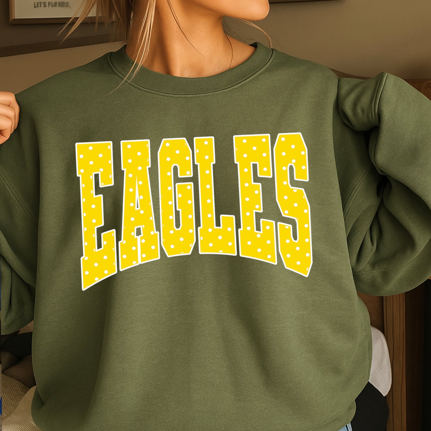 Eagles Polka Dot Crewneck Sweatshirt