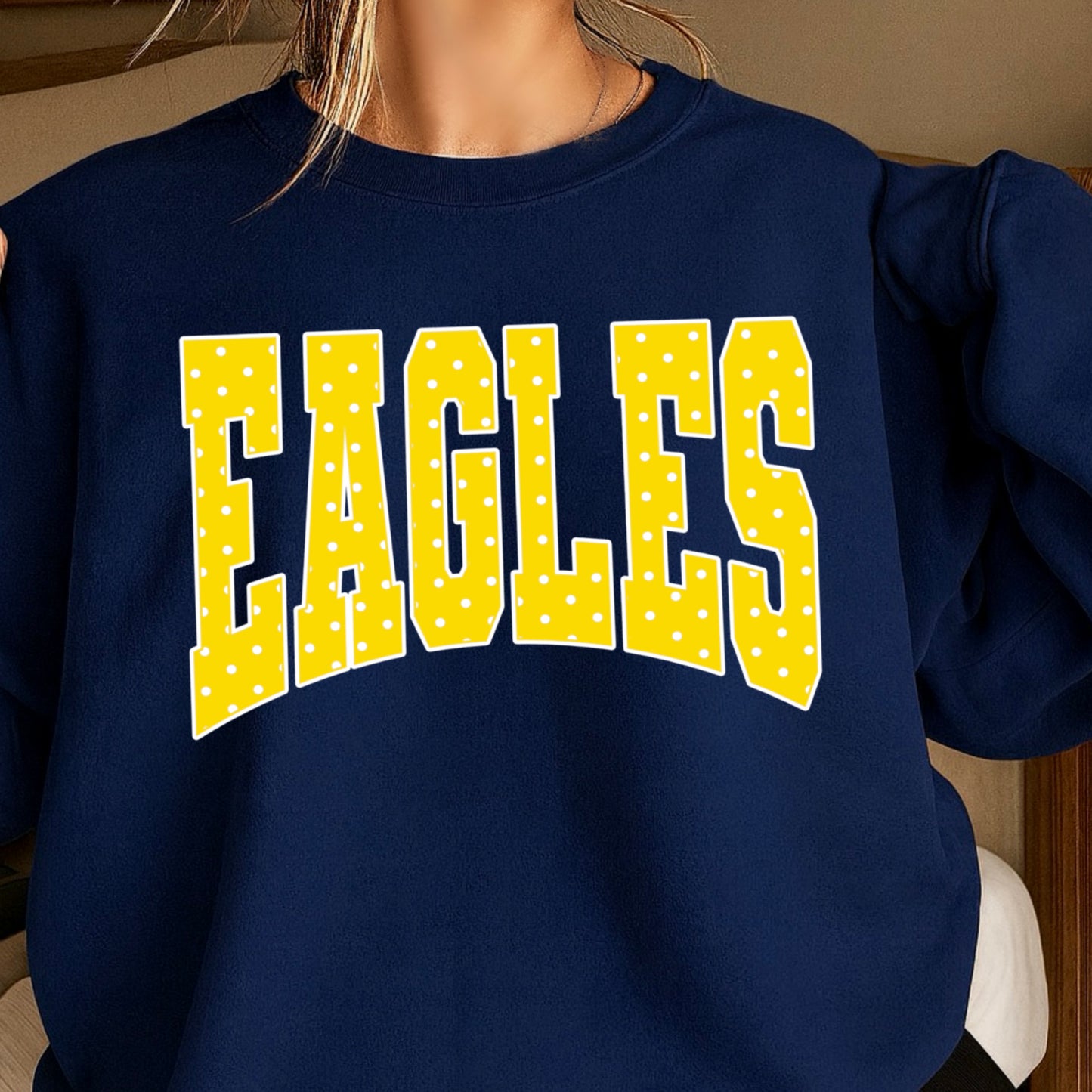Eagles Polka Dot Crewneck Sweatshirt