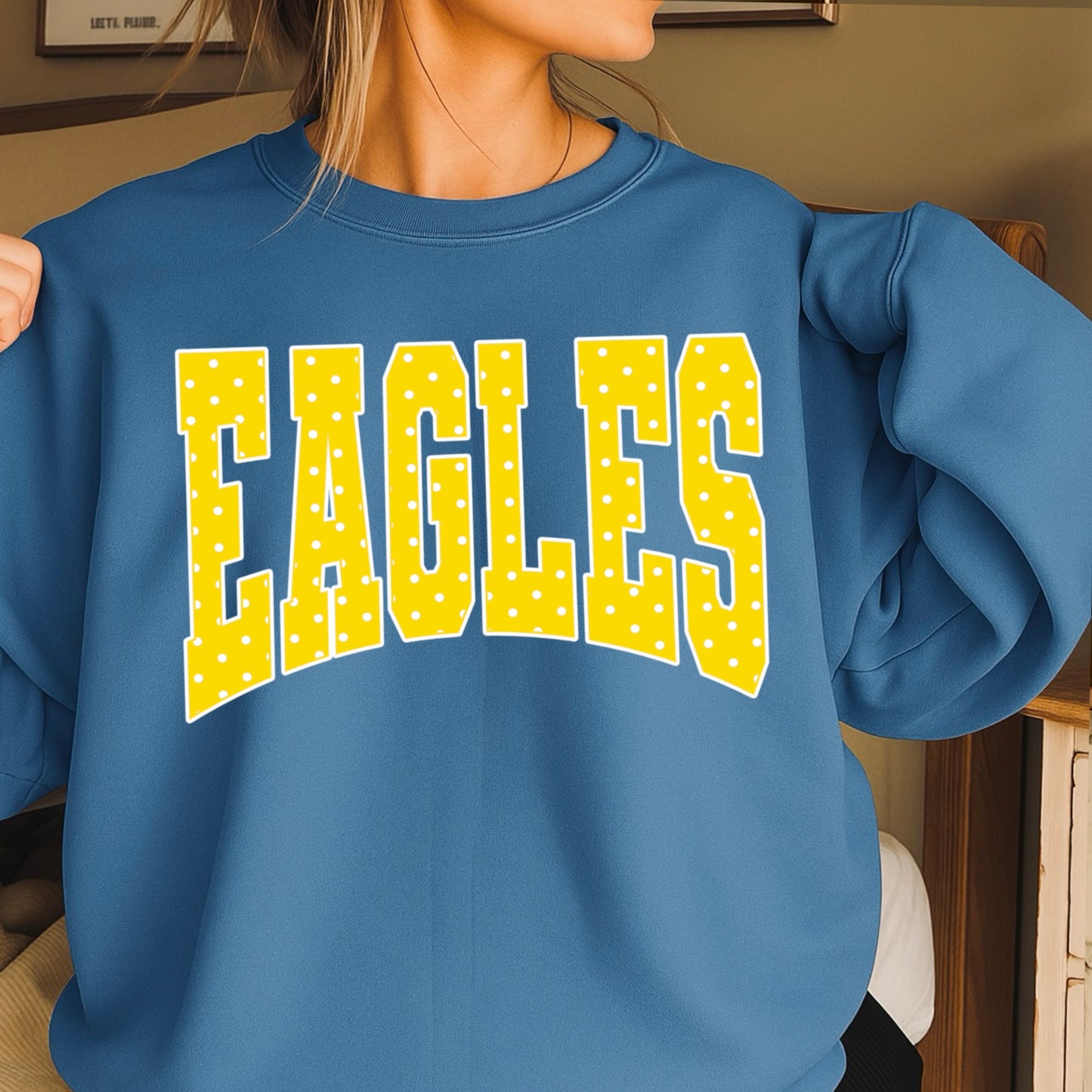 Eagles Polka Dot Crewneck Sweatshirt