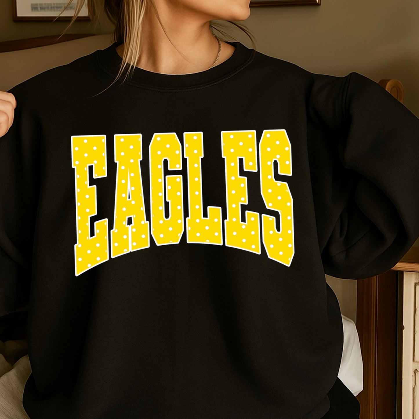 Eagles Polka Dot Crewneck Sweatshirt