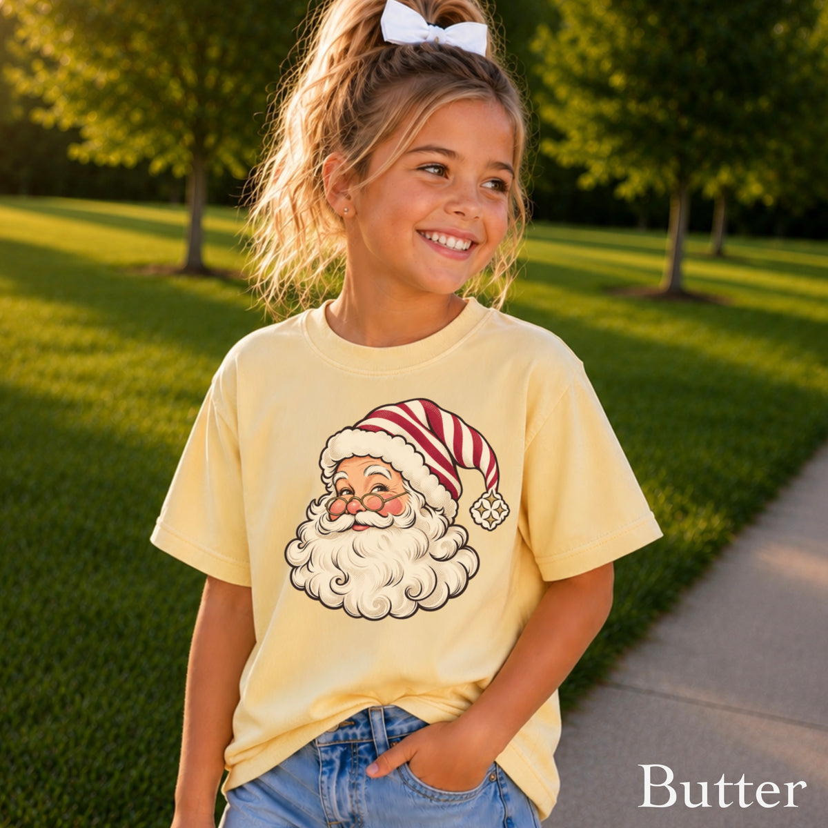 Santa Youth Comfort Color T-Shirt