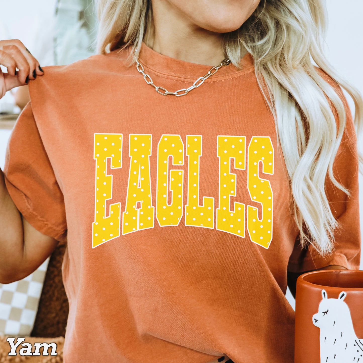 Eagles Polka Dot Comfort Color Graphic Tee