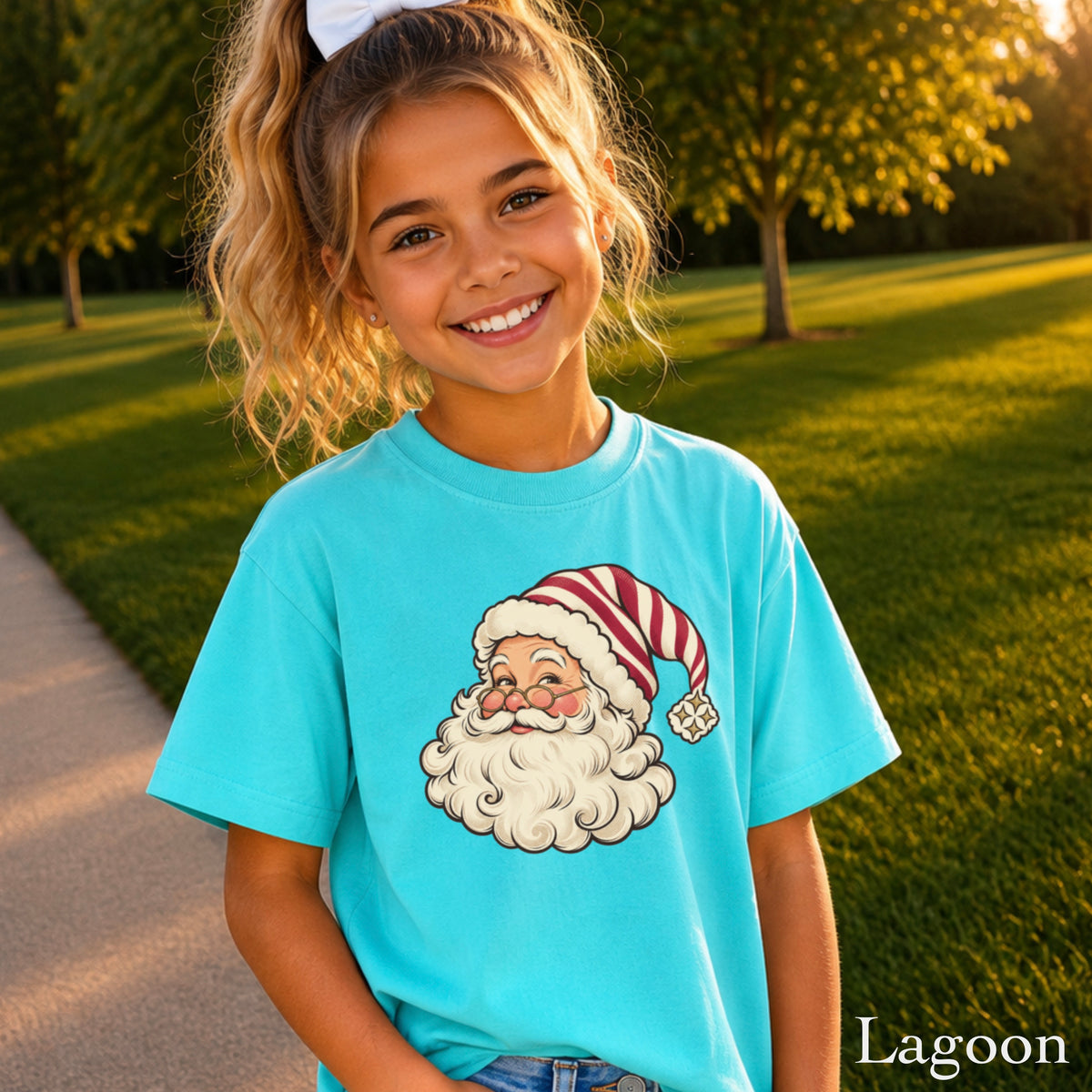 Santa Youth Comfort Color T-Shirt