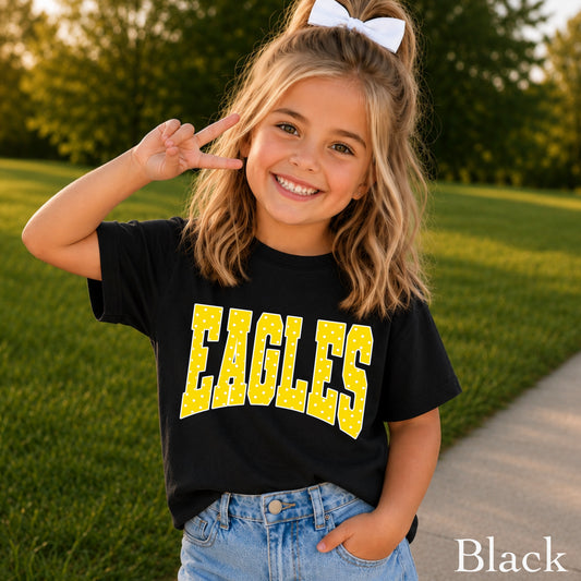 Eagles Polka Dot Youth Comfort Color T-Shirt