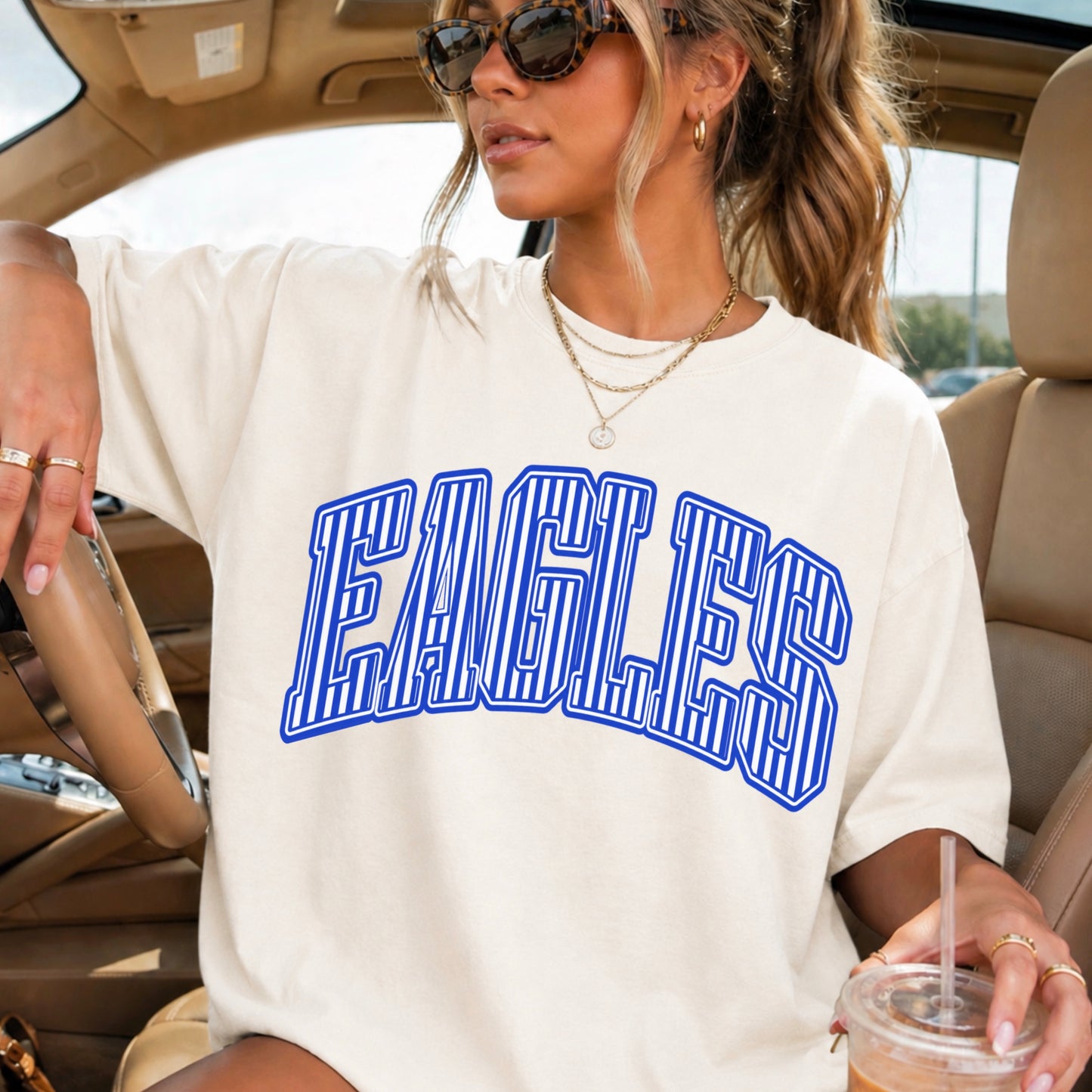 Eagles Comfort Color Graphic Tee