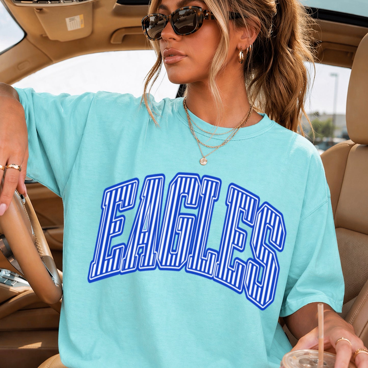 Eagles Comfort Color Graphic Tee
