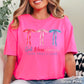 God Bless America Comfort Color Graphic Tee