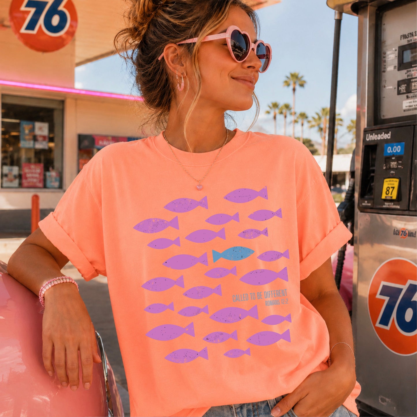 Called To Be Different Christian Comfort Color Graphic Tee