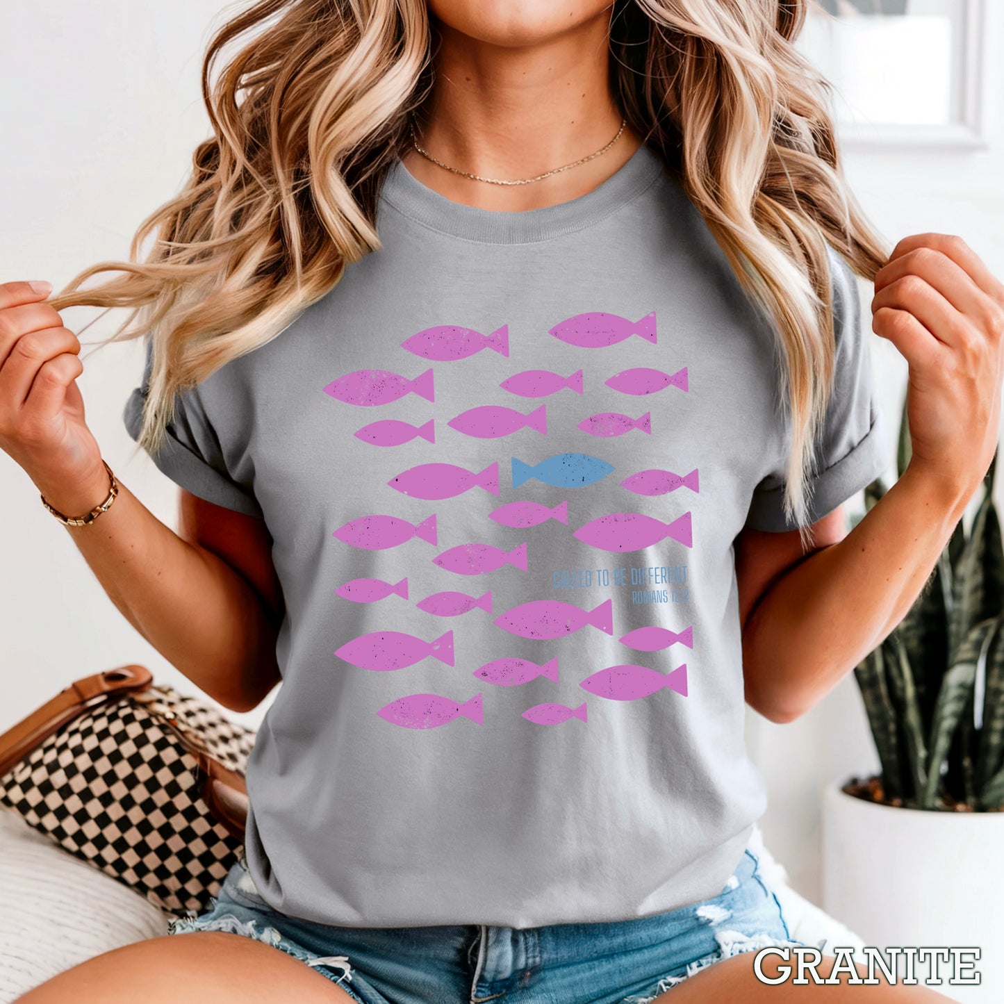Called To Be Different Christian Comfort Color Graphic Tee