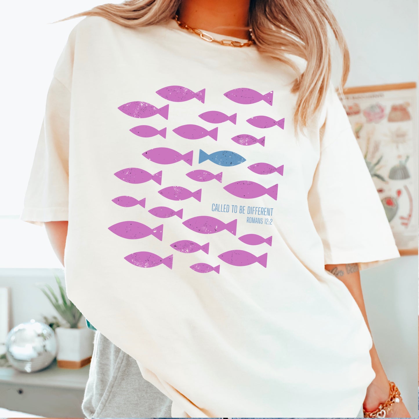 Called To Be Different Christian Comfort Color Graphic Tee