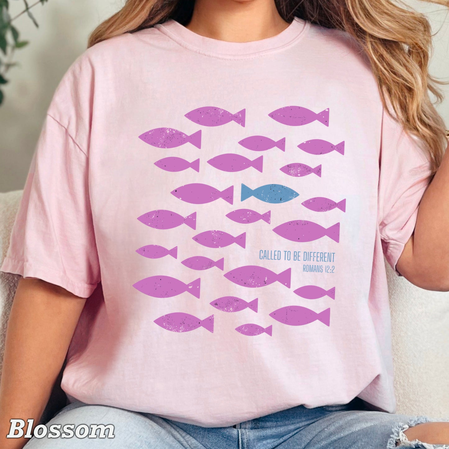 Called To Be Different Christian Comfort Color Graphic Tee