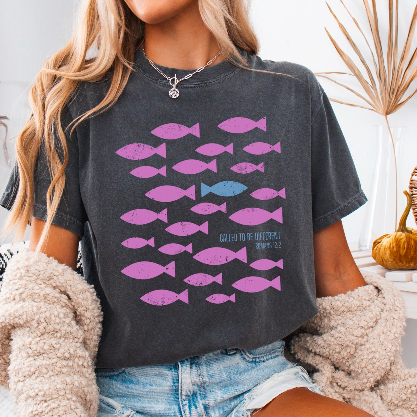 Called To Be Different Christian Comfort Color Graphic Tee