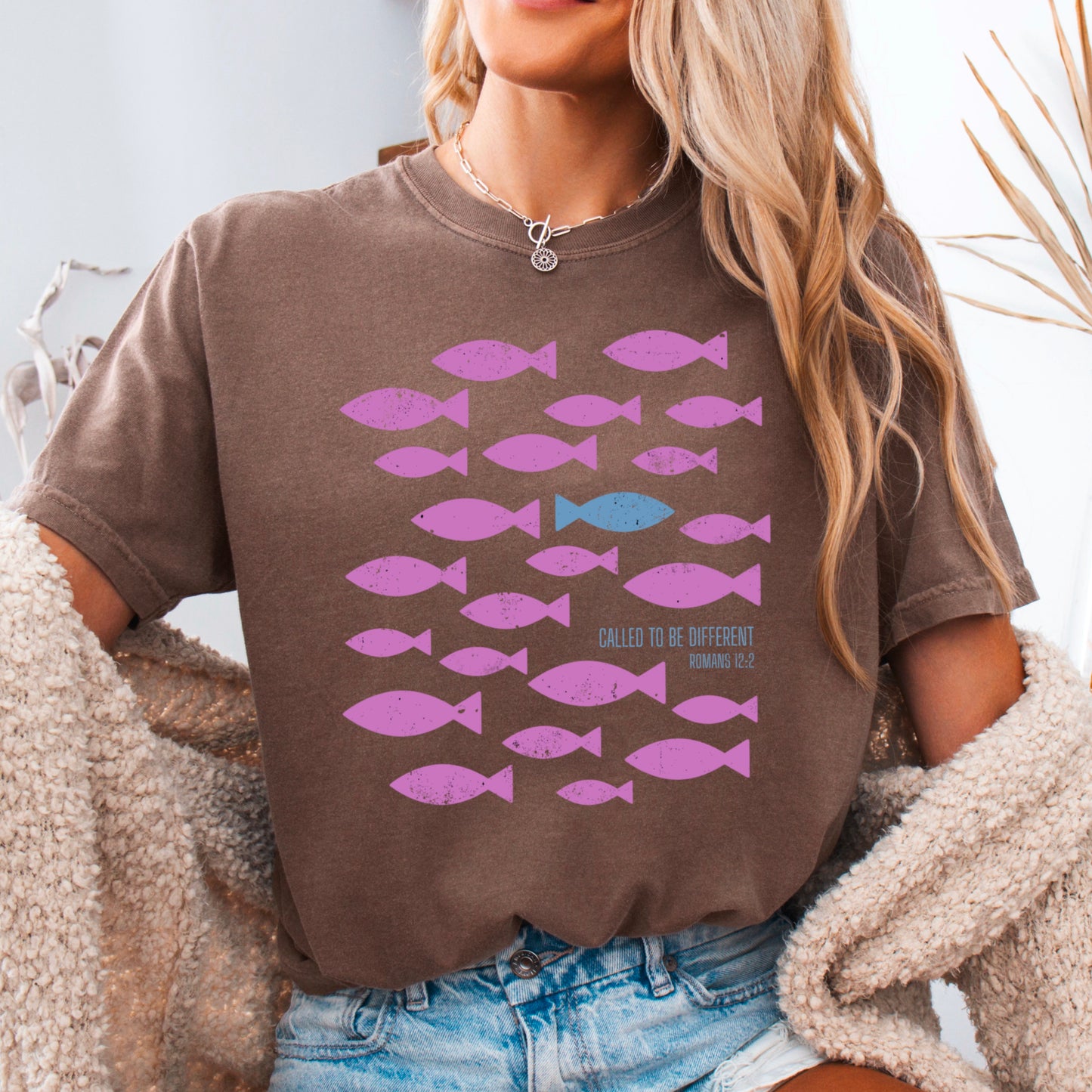 Called To Be Different Christian Comfort Color Graphic Tee