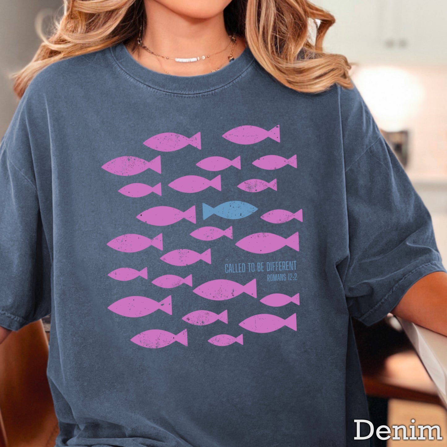 Called To Be Different Christian Comfort Color Graphic Tee