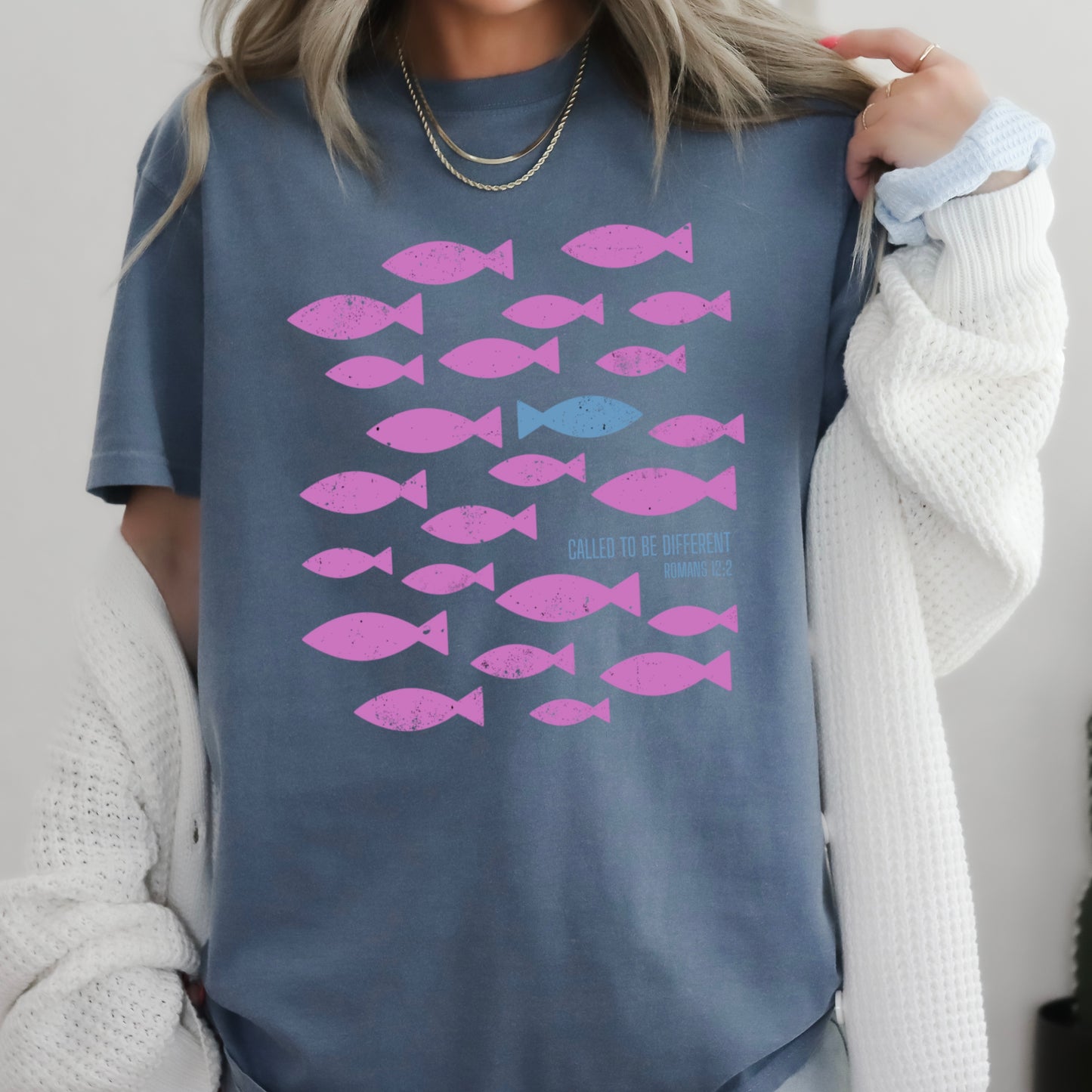 Called To Be Different Christian Comfort Color Graphic Tee