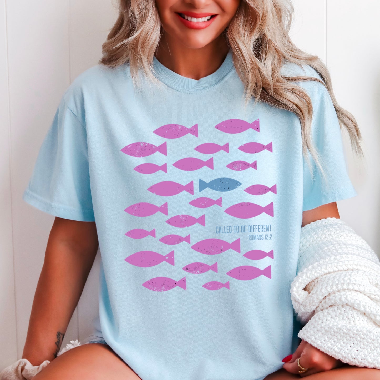 Called To Be Different Christian Comfort Color Graphic Tee