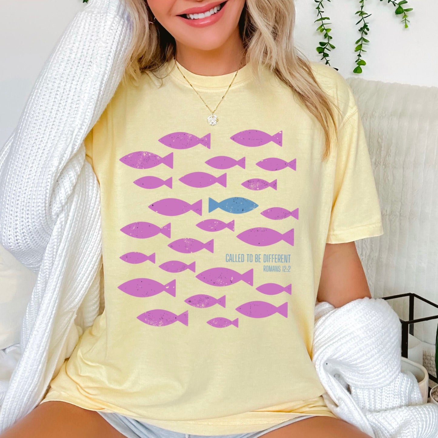 Called To Be Different Christian Comfort Color Graphic Tee