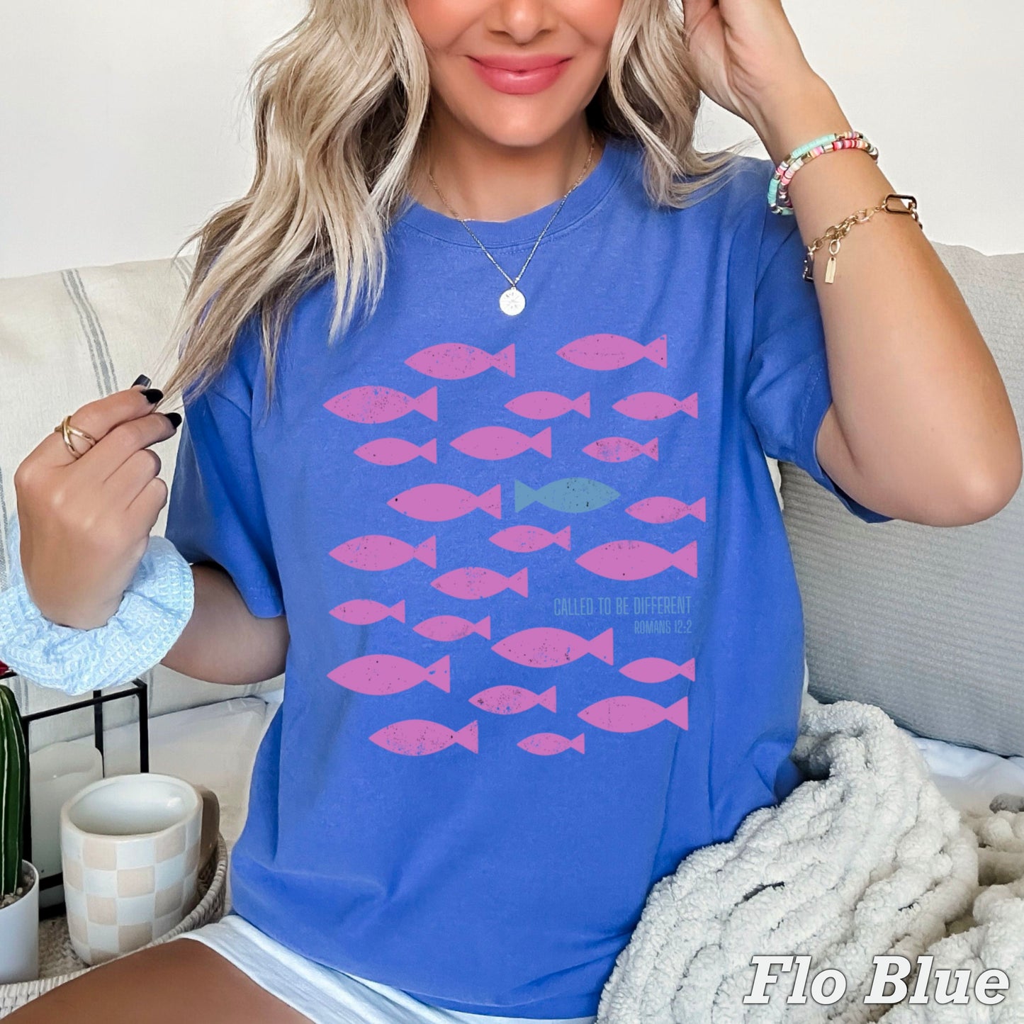 Called To Be Different Christian Comfort Color Graphic Tee