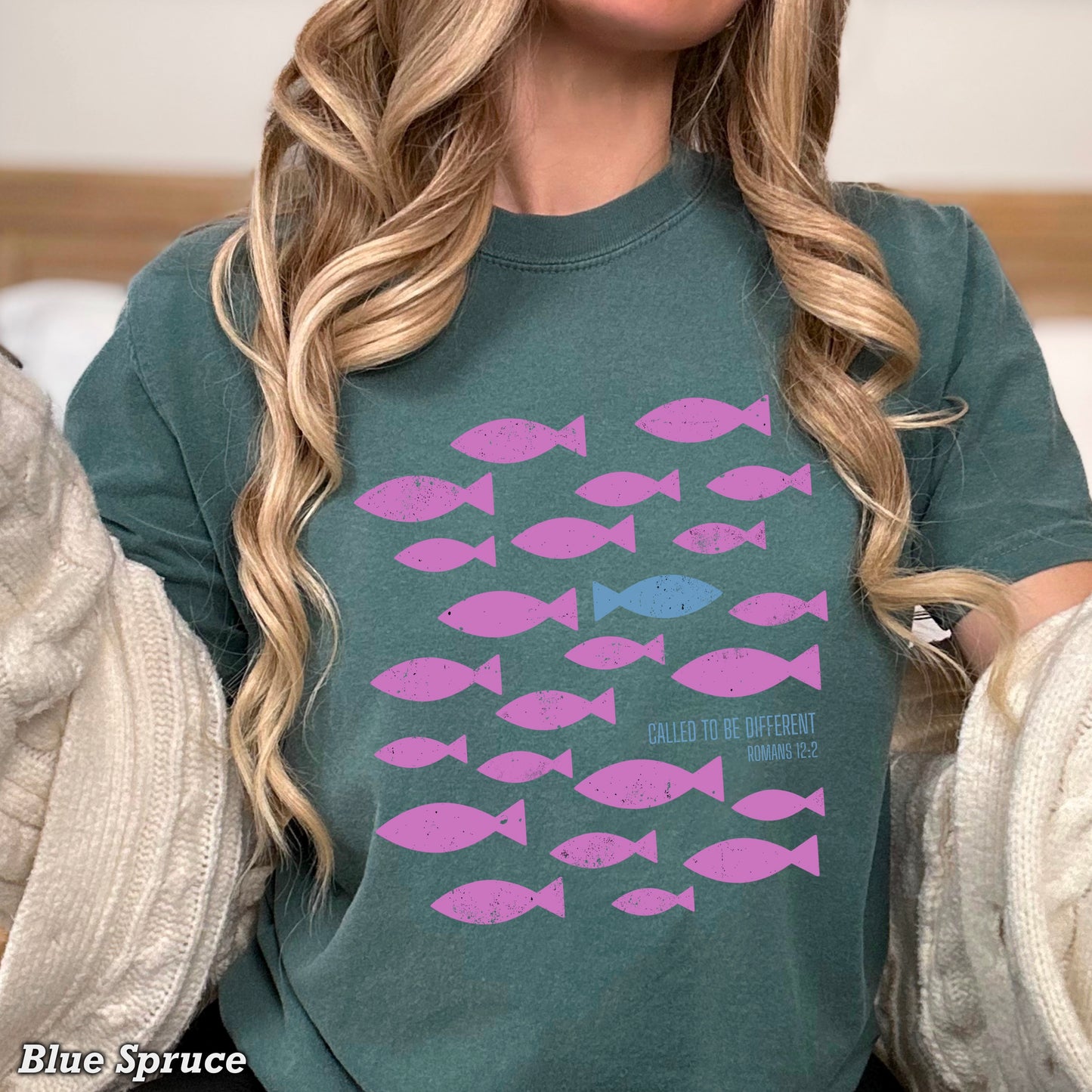 Called To Be Different Christian Comfort Color Graphic Tee