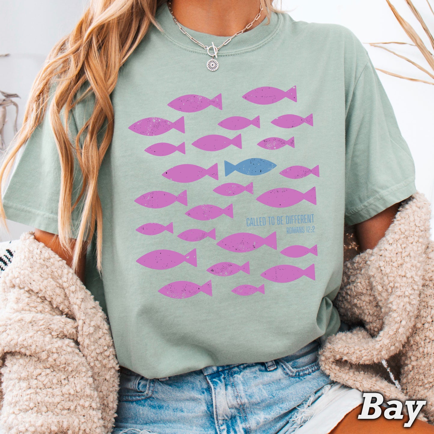 Called To Be Different Christian Comfort Color Graphic Tee