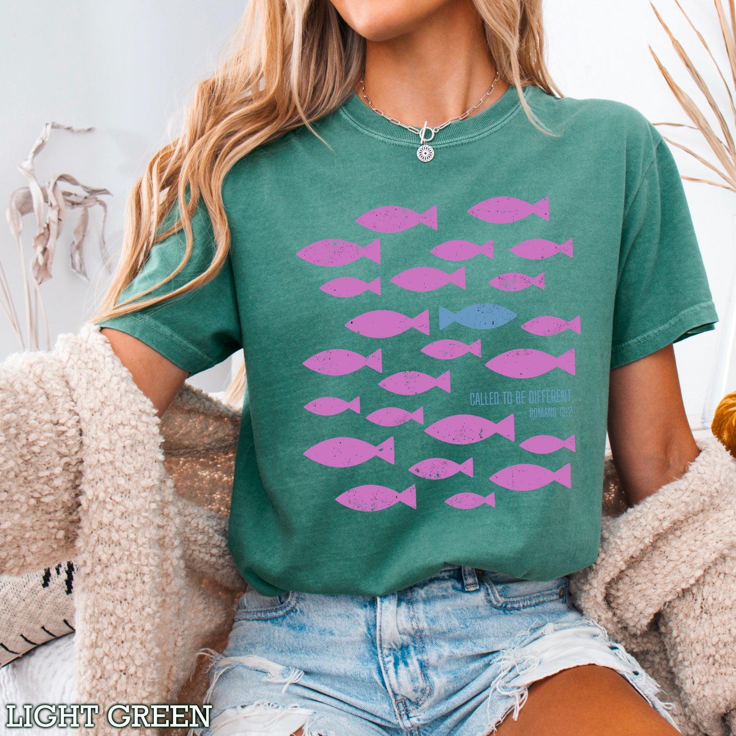 Called To Be Different Christian Comfort Color Graphic Tee