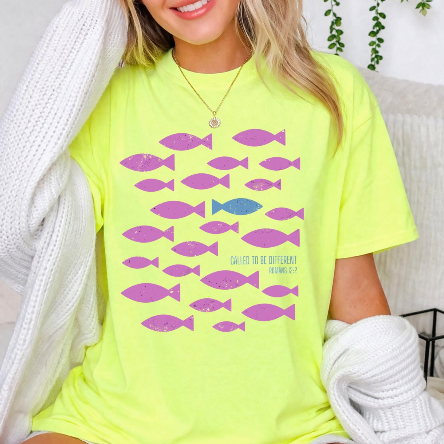 Called To Be Different Christian Comfort Color Graphic Tee