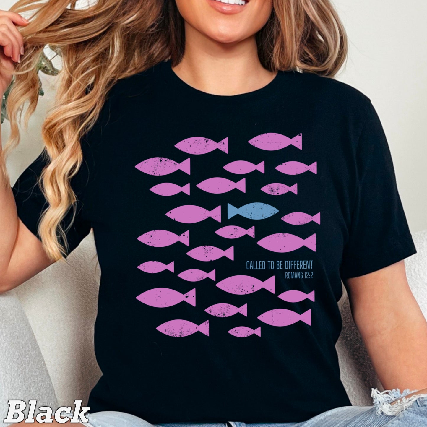 Called To Be Different Christian Comfort Color Graphic Tee