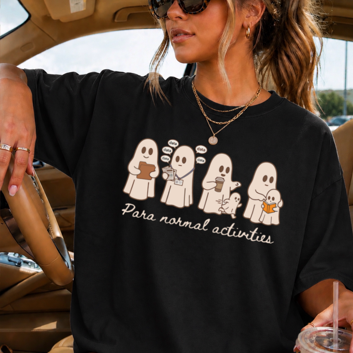 Para Normal Activities Comfort Color Graphic Tee