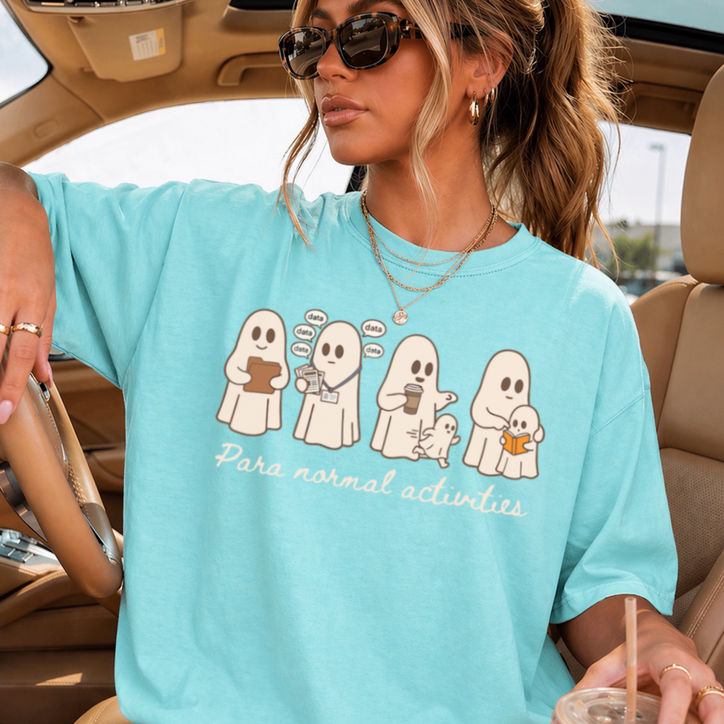 Para Normal Activities Comfort Color Graphic Tee