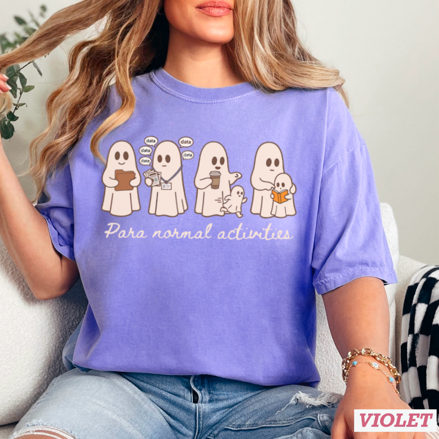 Para Normal Activities Comfort Color Graphic Tee